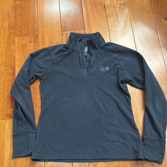 Mountain Hardwear Womens Fleece Sweatshirt Base Layer Microchill 2.0 1/4 Zip M - Picture 1 of 8